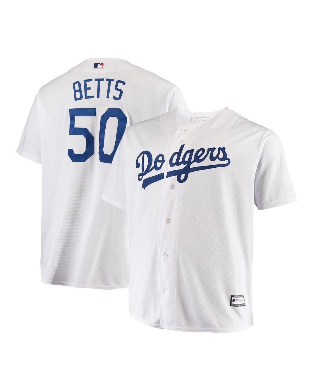 Profile Mookie Betts White Los Angeles Dodgers Big And Tall Replica