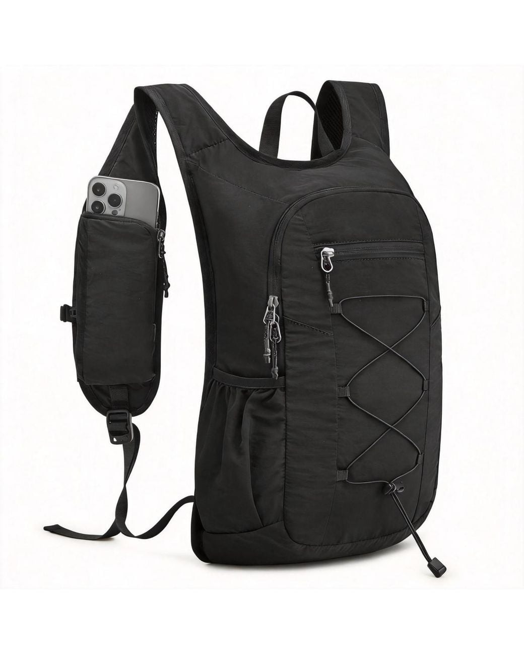 Gnuadz Black 20l Camping Outdoor Packable Hiking Backpack