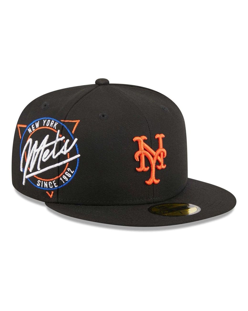 KTZ Black New York Mets Neon 59fifty Fitted Hat for Men | Lyst
