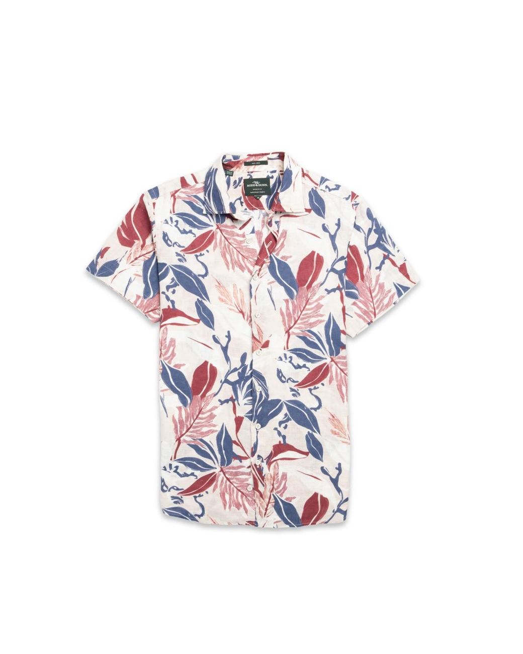 Rodd & Gunn Slim Fit Saltwater Linen Shirt in Blue for Men | Lyst