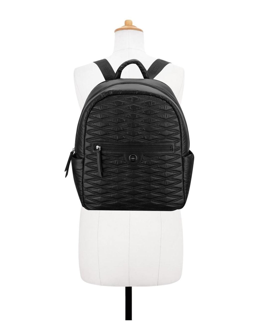 Nine West Black Una Laptop Tech Medium Backpack