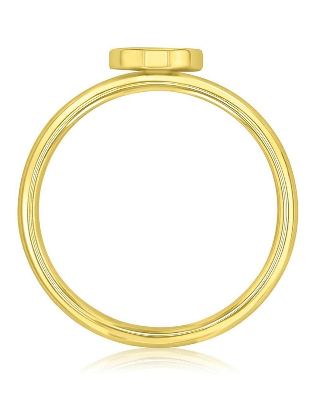Roxy Waterproof Yellow Triangular Heart Ring