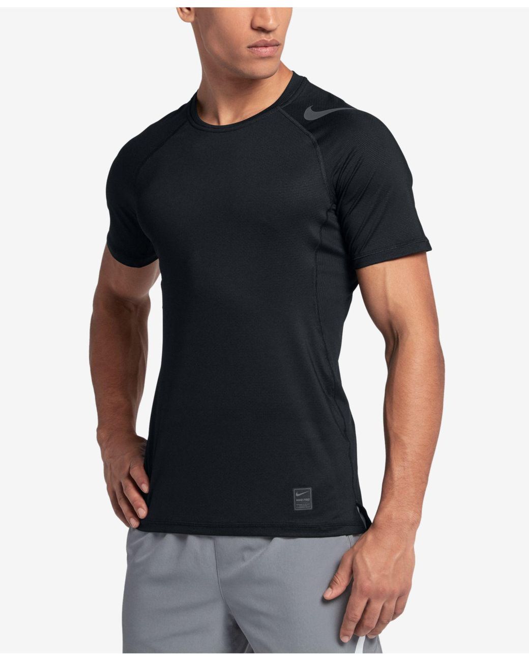 Nike Pro Hypercool Fitted T-shirt in Black for Men | Lyst