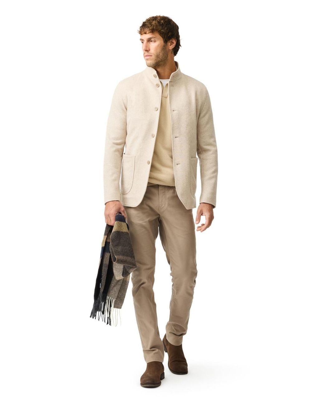 Rodd & Gunn Natural Alfredton Wool Jacket for men