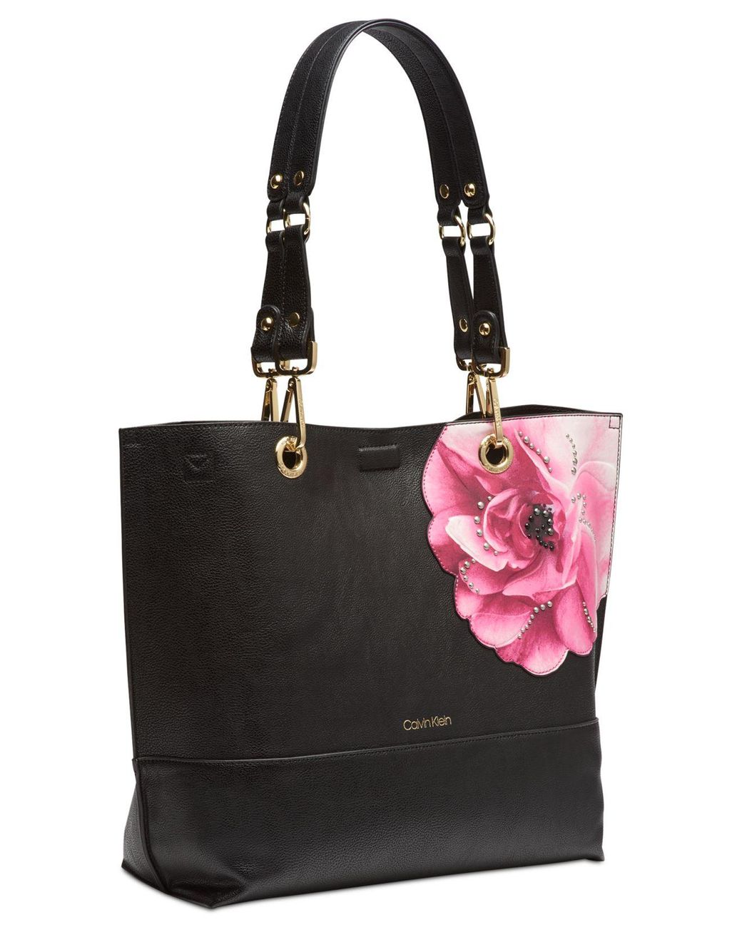 Calvin Klein Sonoma Floral Tote in Black | Lyst