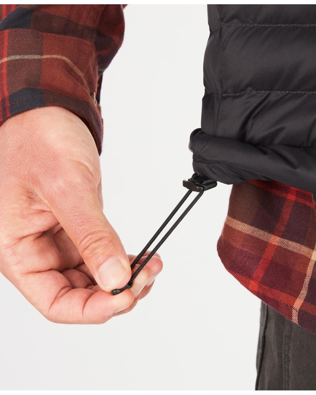 Marmot Gray Echo Featherless Vests for men