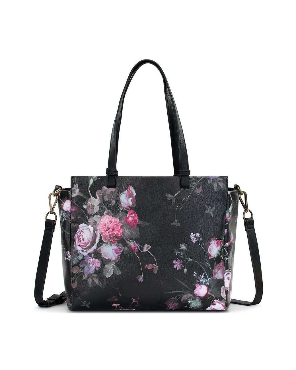The Sak Elliott Lucca Feya Floral Tote in Black Lyst