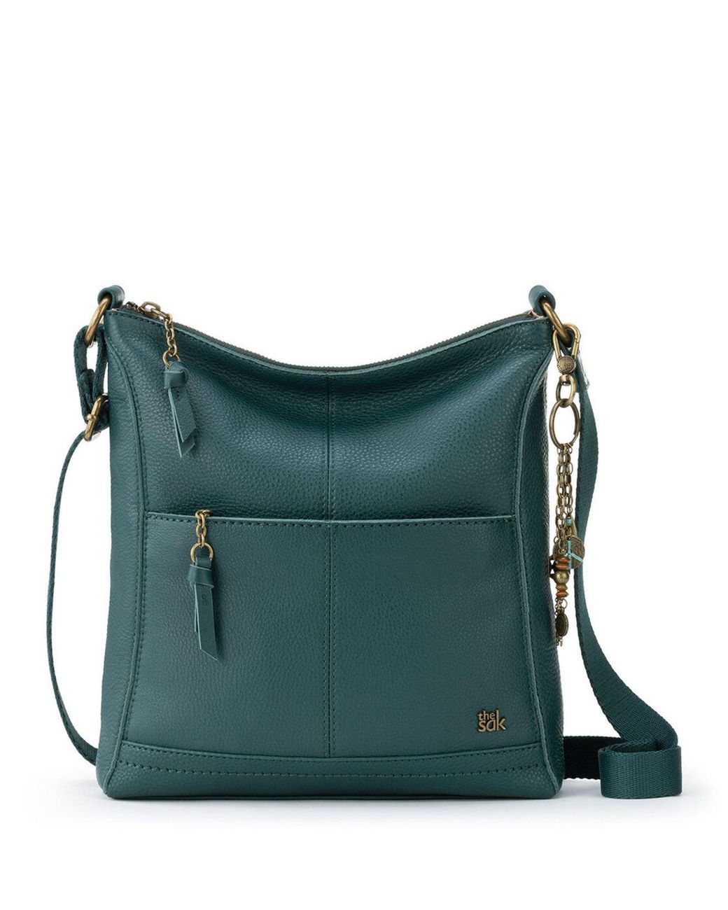The Sak Lucia Leather Crossbody Bag in Green Lyst