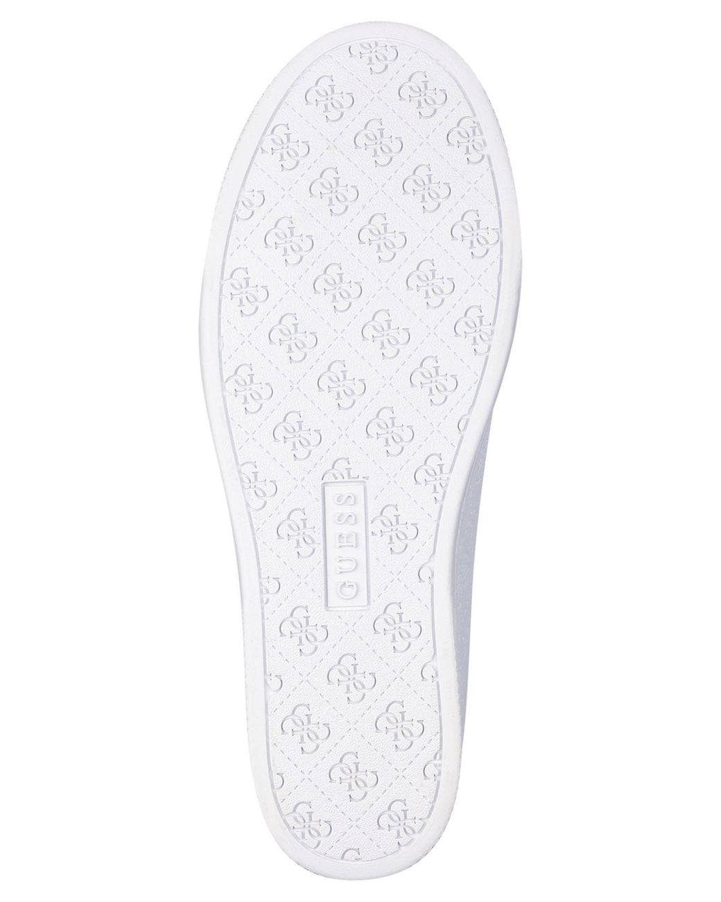 guess wedge sneakers white