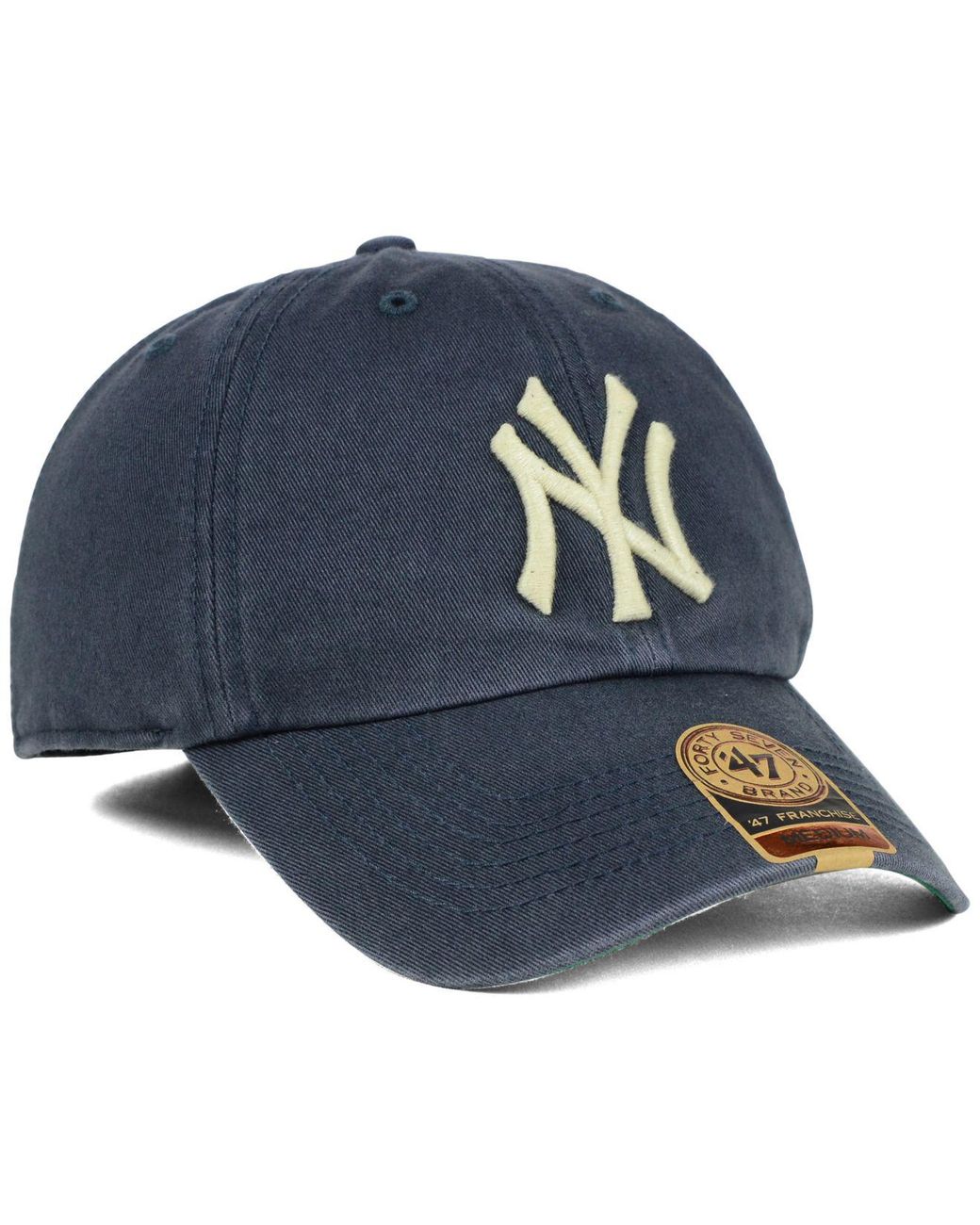 New york yankees 47 brand vintage navy online franchise fitted hat