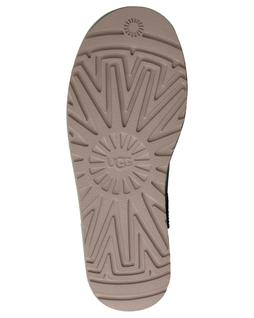 Ugg Green Classic Micro Pull Tab Round Toe Booties