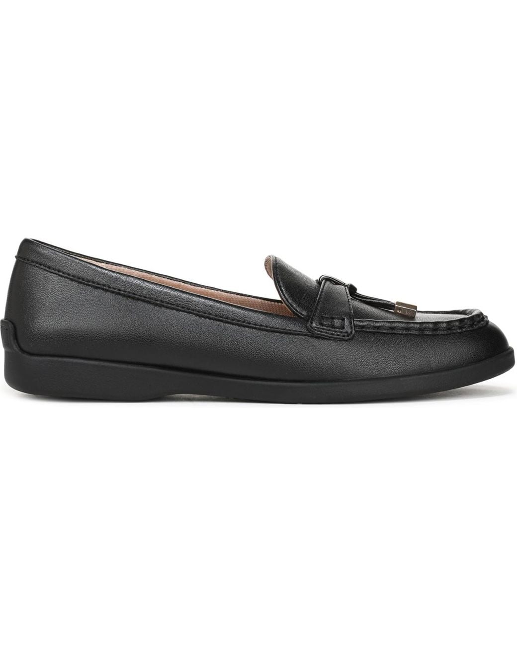 LifeStride Malta 3 Round Toe Slip On Tassel Loafers in Black | Lyst
