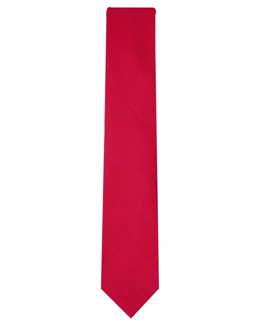Club Room Red Solid Tie for men