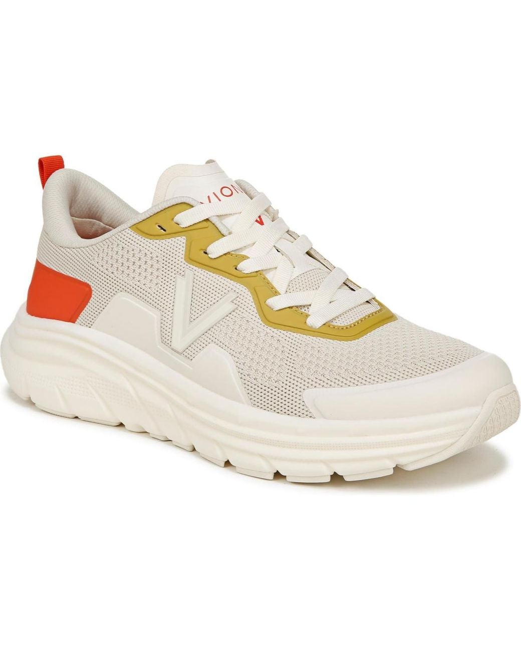 Vionic White Walk Max Walking Shoes for men