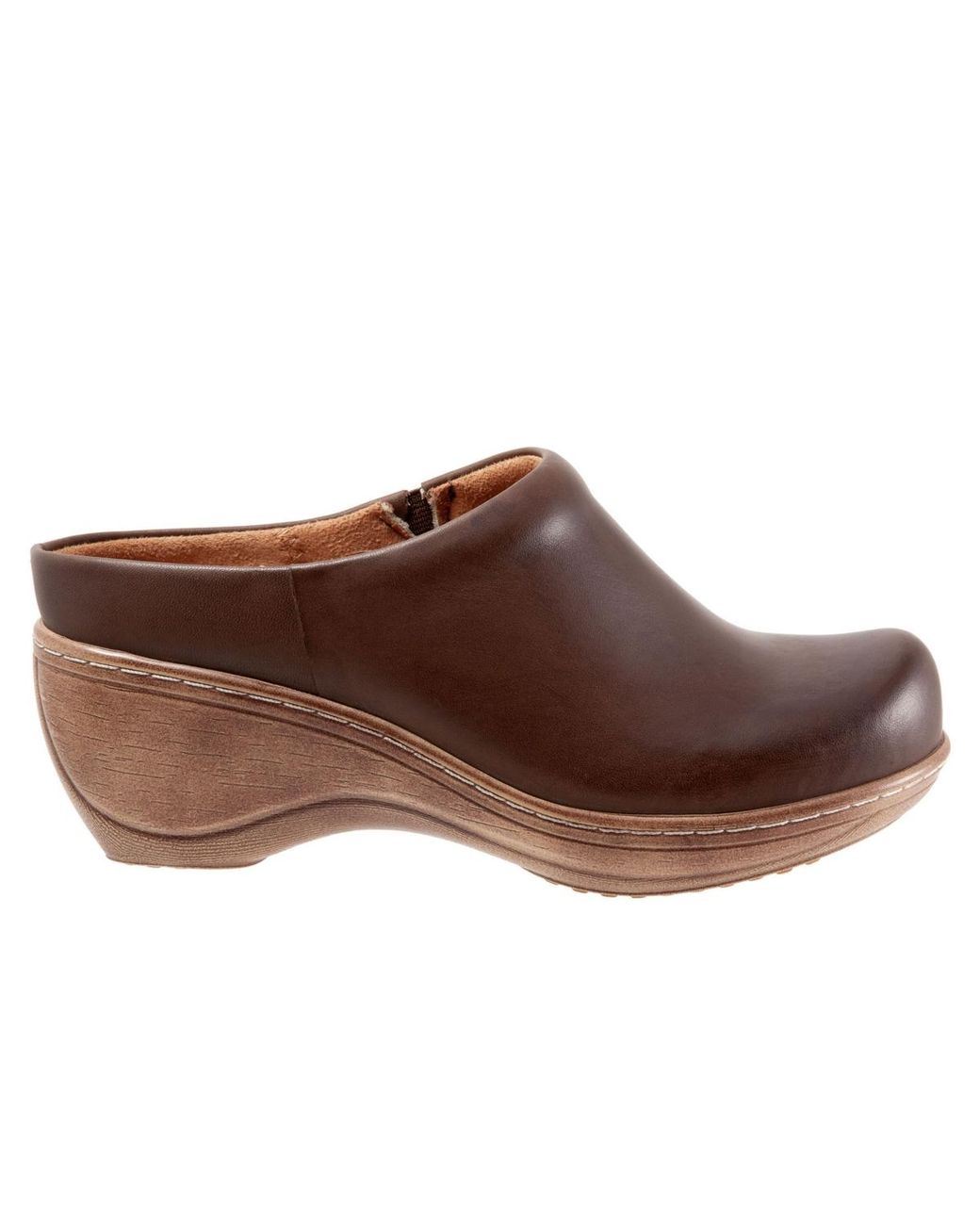 Softwalk Madison Clog in Brown | Lyst