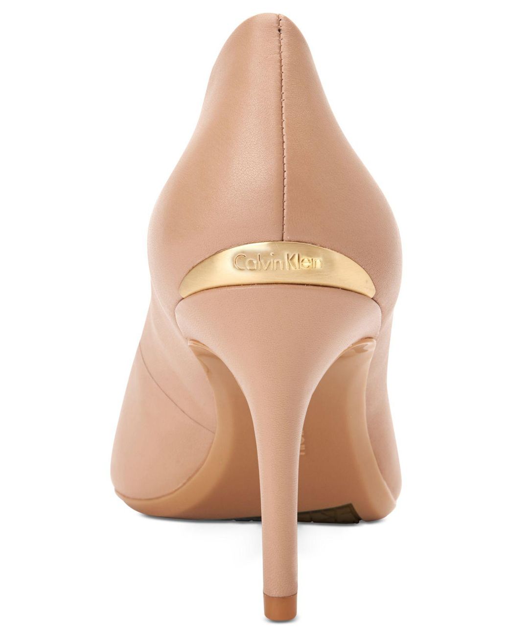 calvin klein gayle pumps desert sand