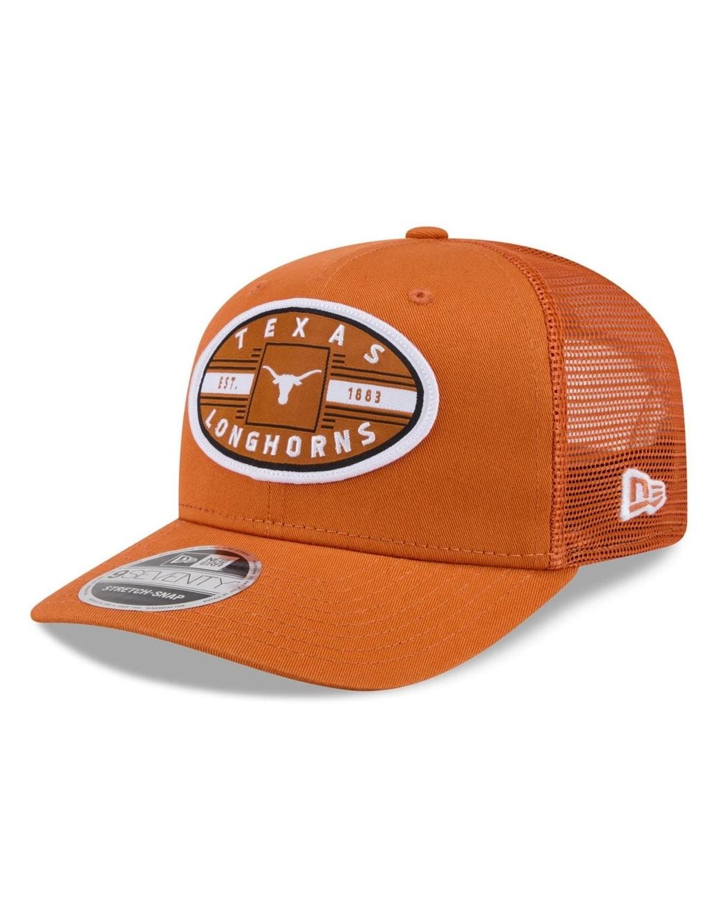 KTZ Brown And Texas Longhorns Inline Patch 9seventy Trucker Adjustable Hat