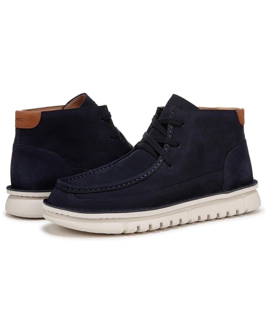Vionic Blue Uptown Chukka Boots for men