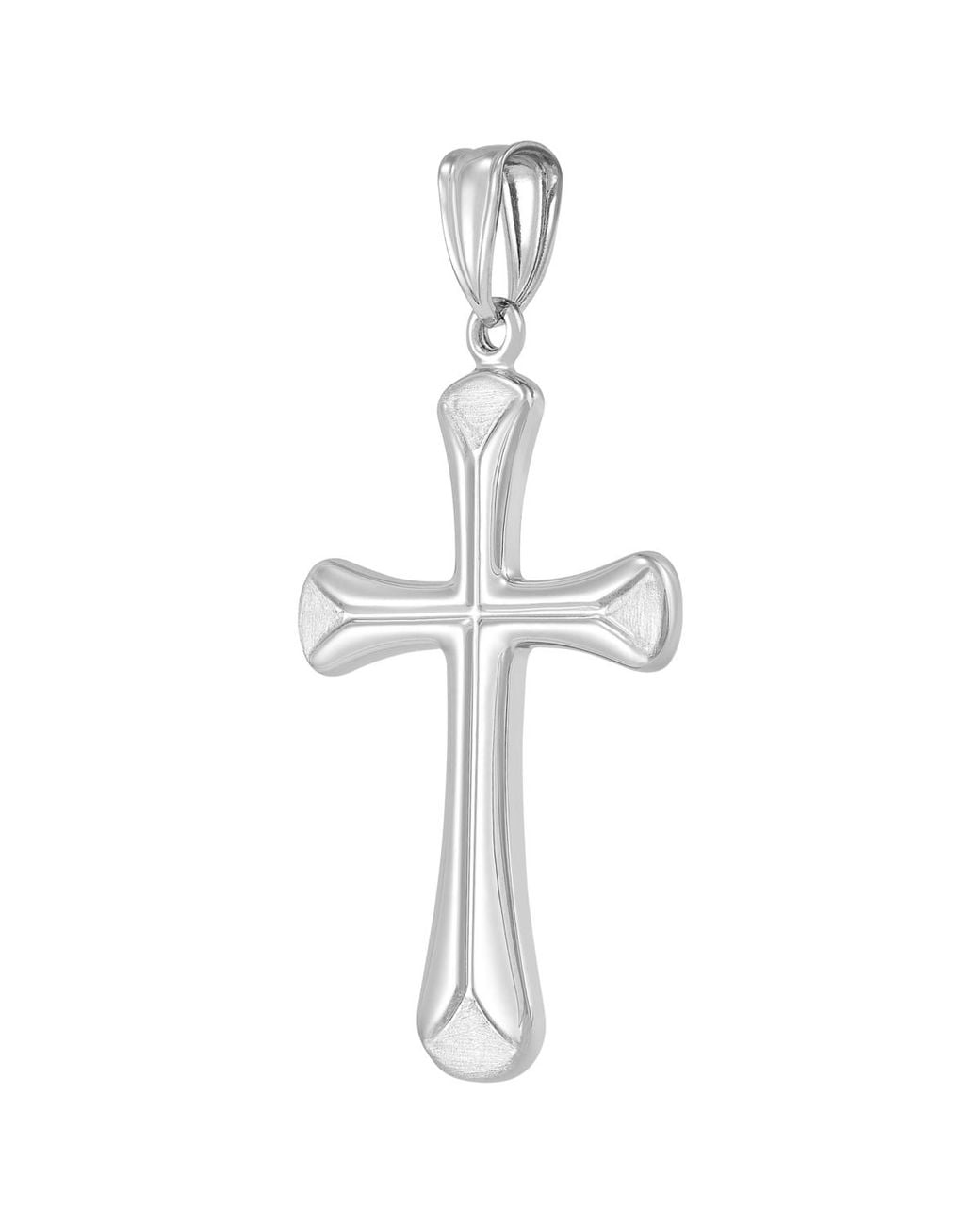 Italian Gold White Macy's Cross