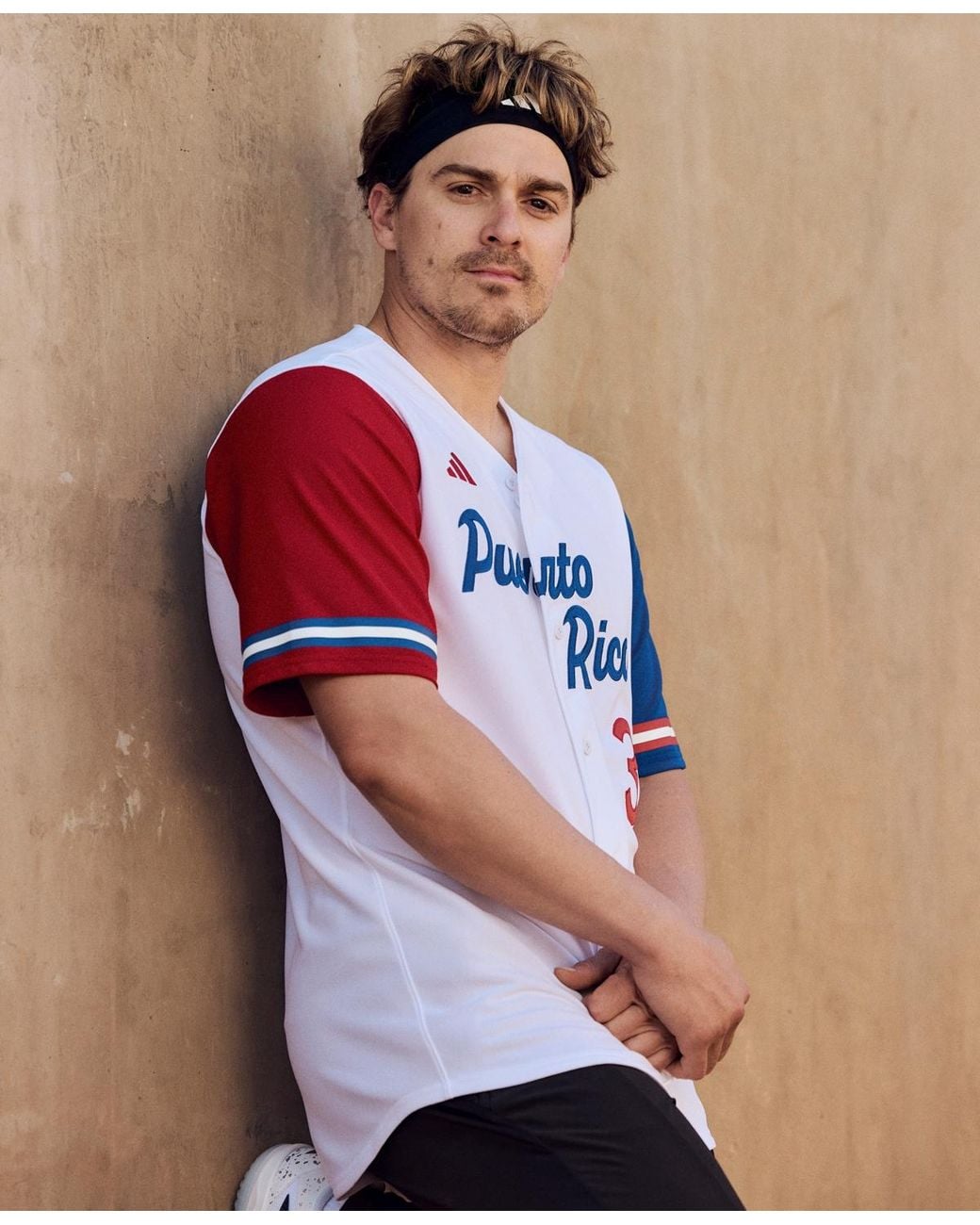 シャツ color blocked baseball top adidas Puerto Rico Colorblocked Baseball Shirt in Blue for Men | Lyst