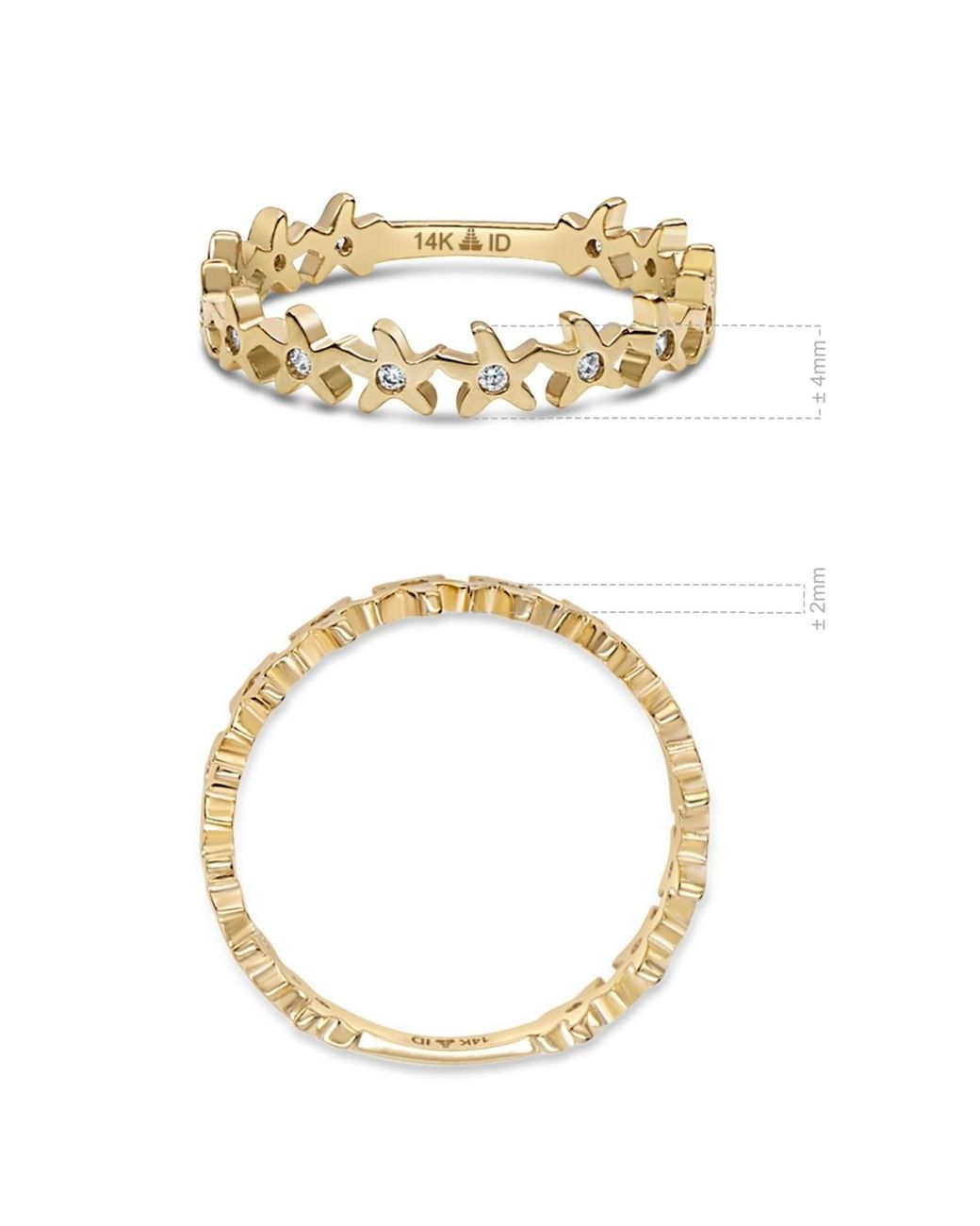 DEVATA Metallic Starfish Ring