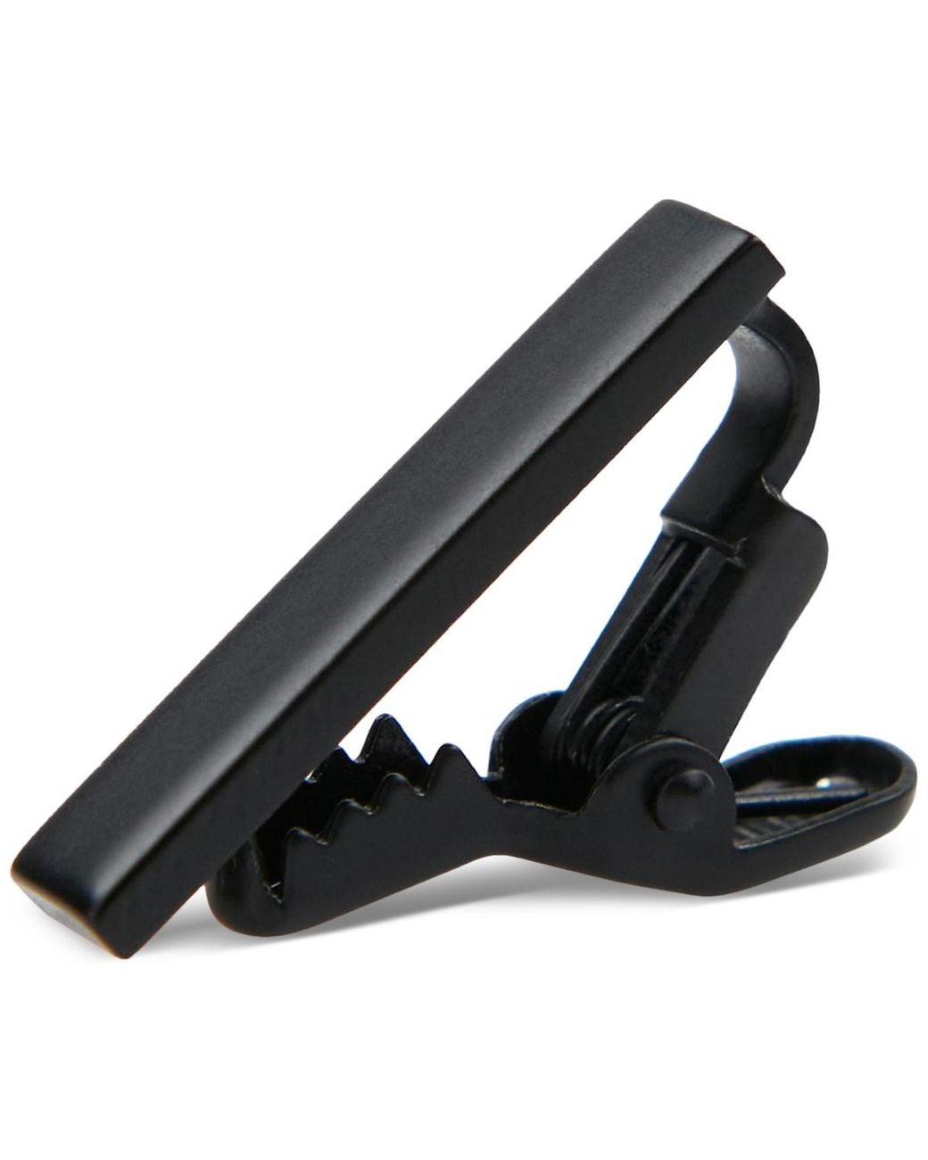 Con.struct Black Solid 1" Tie Bar for men