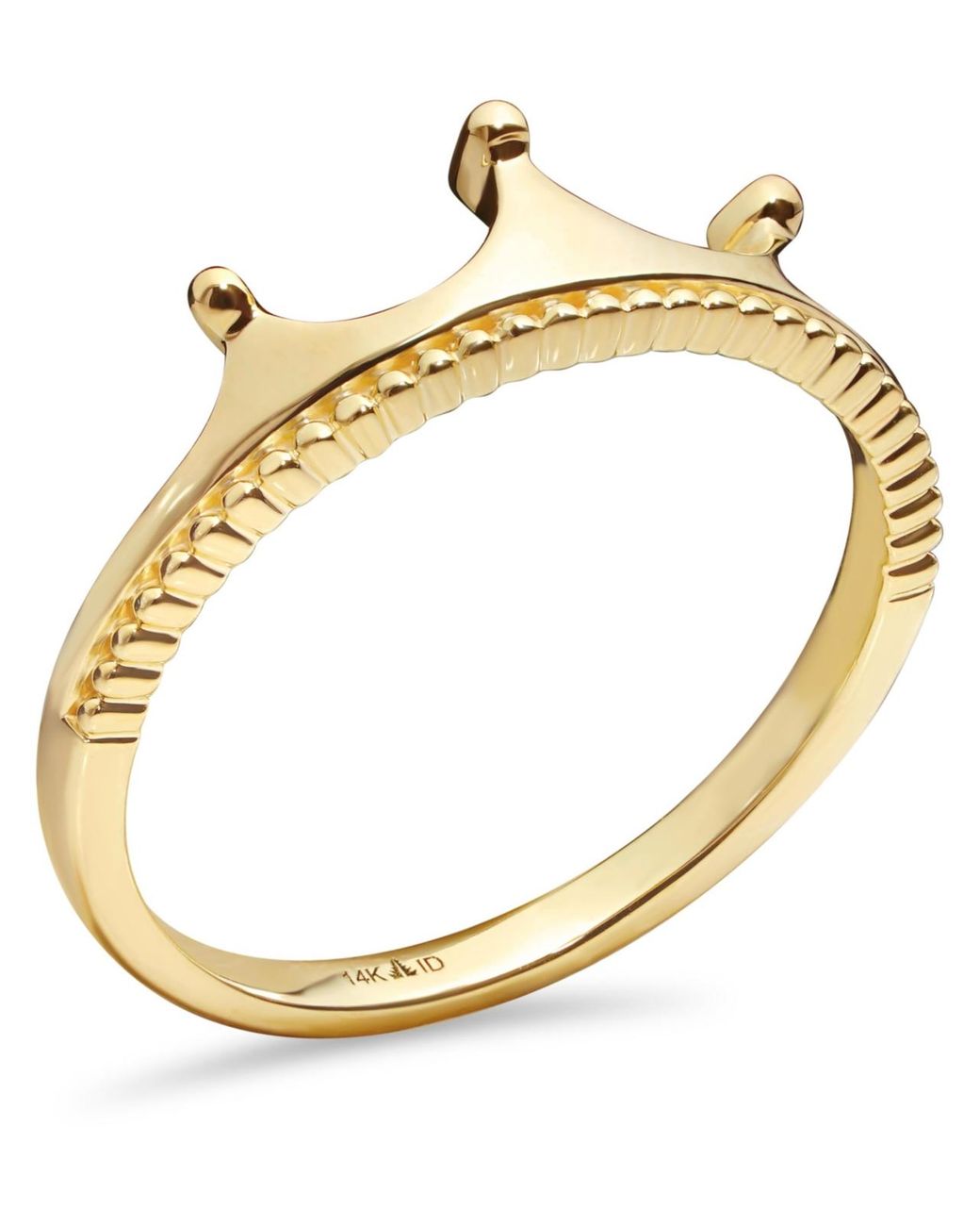 DEVATA Crown Ring in Metallic | Lyst