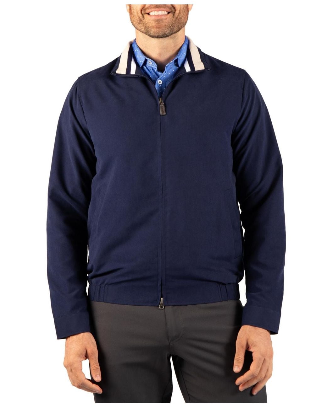 Tailorbyrd Blue Resistant Golf Jacket for men