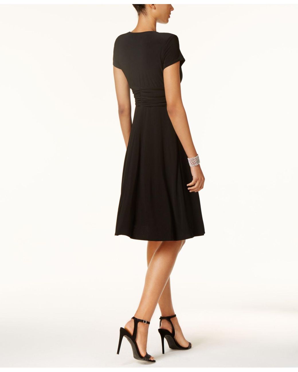r & m richards faux wrap dress