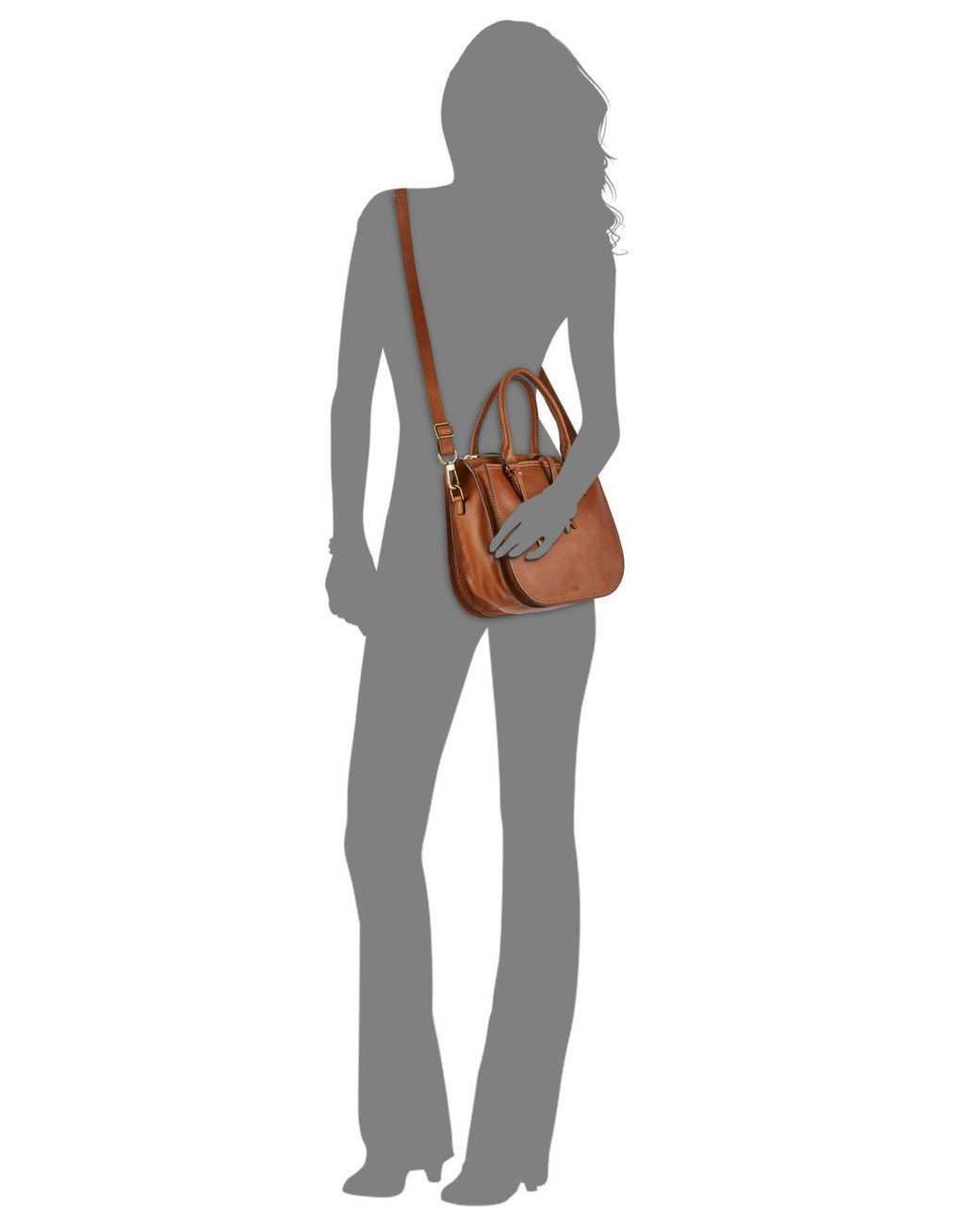 Fossil Ryder Leather Medium Satchel in 