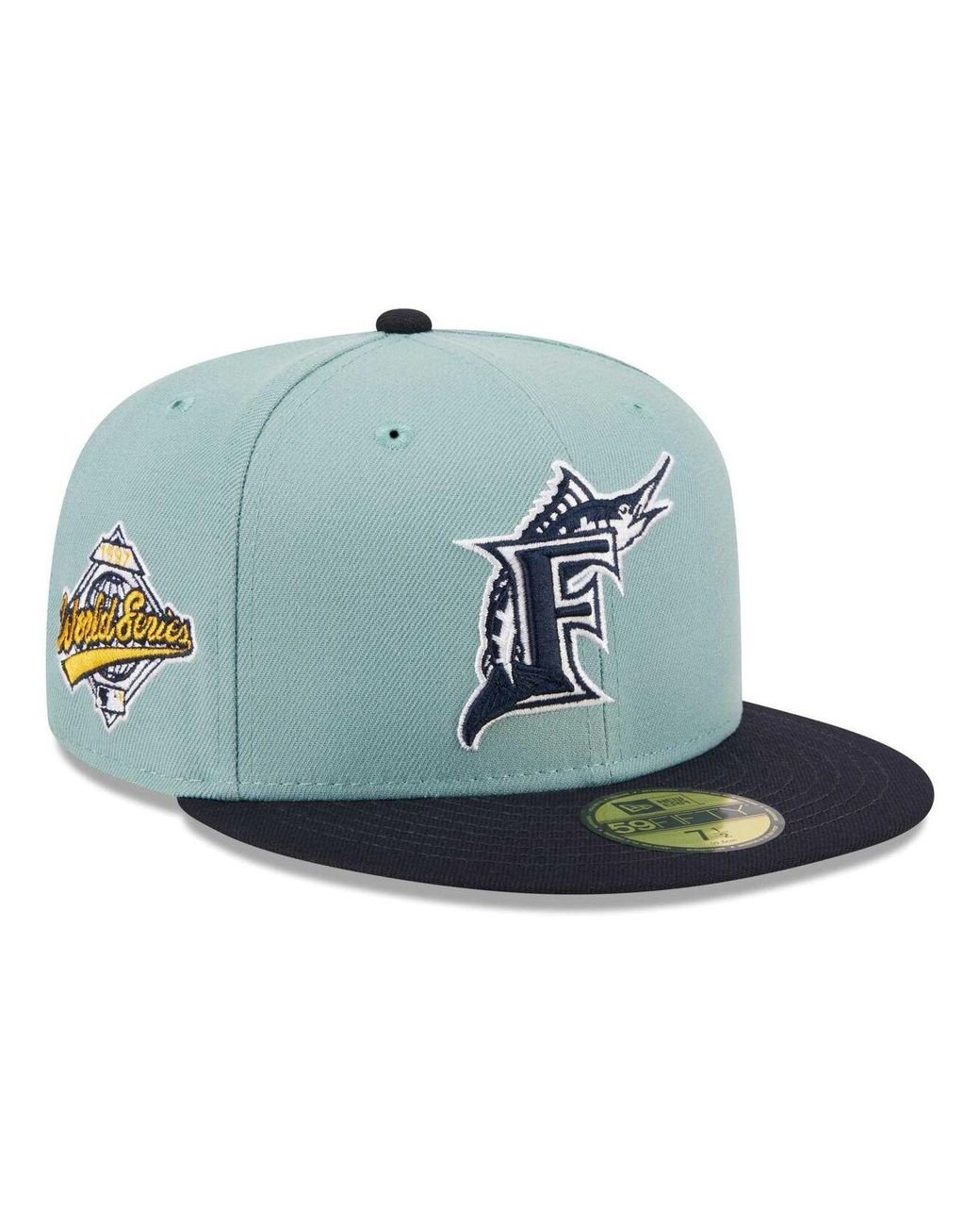 Florida Marlins Mitchell & Ness Cooperstown Collection Grand Slam Snapback  Hat - Black