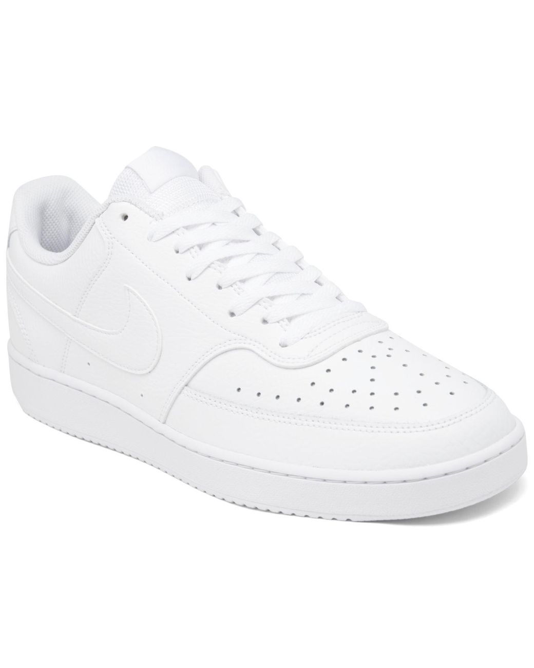 nike women's court vision low casual sneakers from finish line