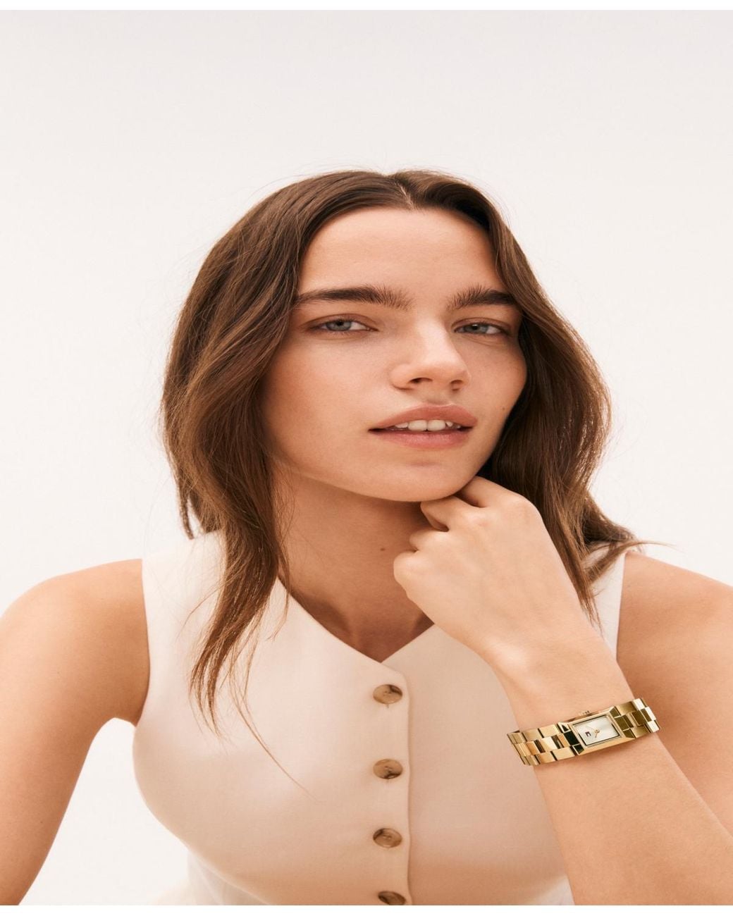 Tommy Hilfiger Metallic Quartz Tone Stainless Steel Bracelet Watch