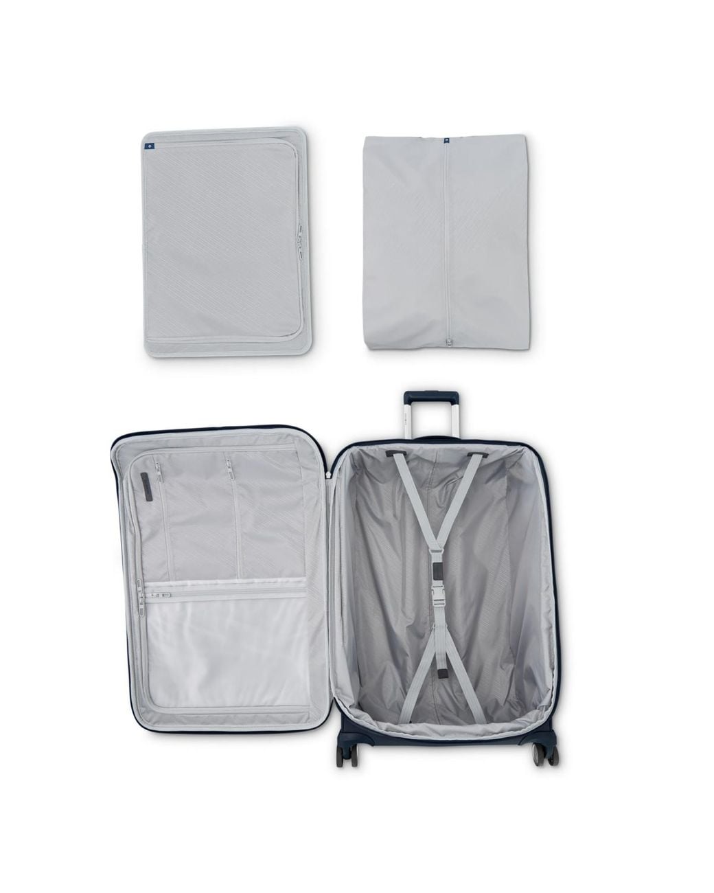 Samsonite Blue Elevation Plus Softside Large Expandable Spinner