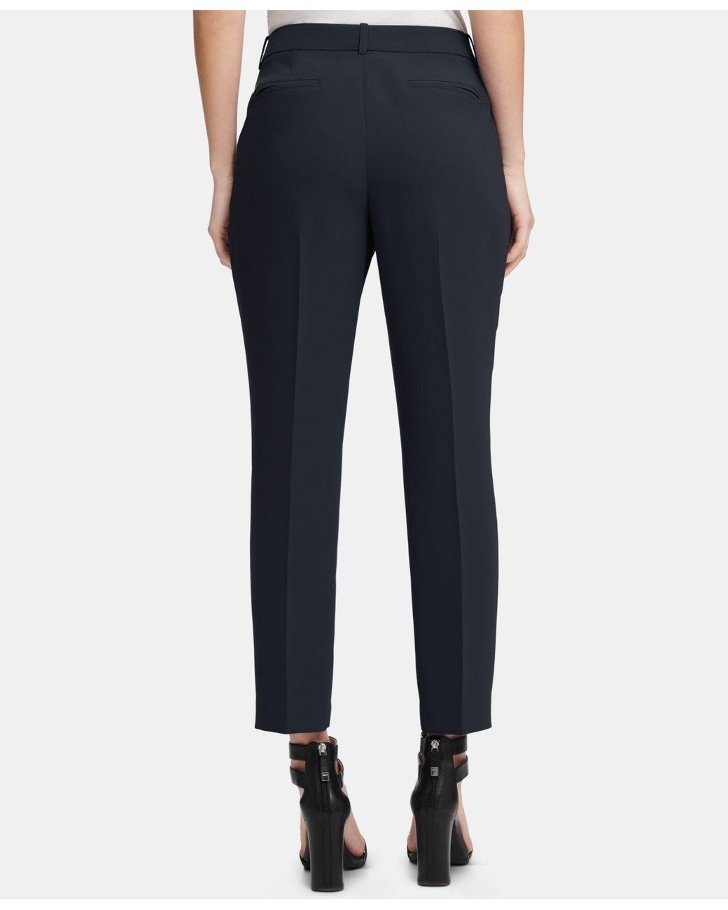 dkny foundation slim ankle pants