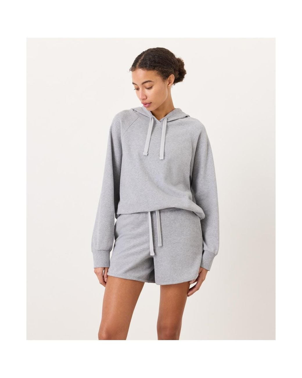 Pact Gray Cloudknit Hoodie
