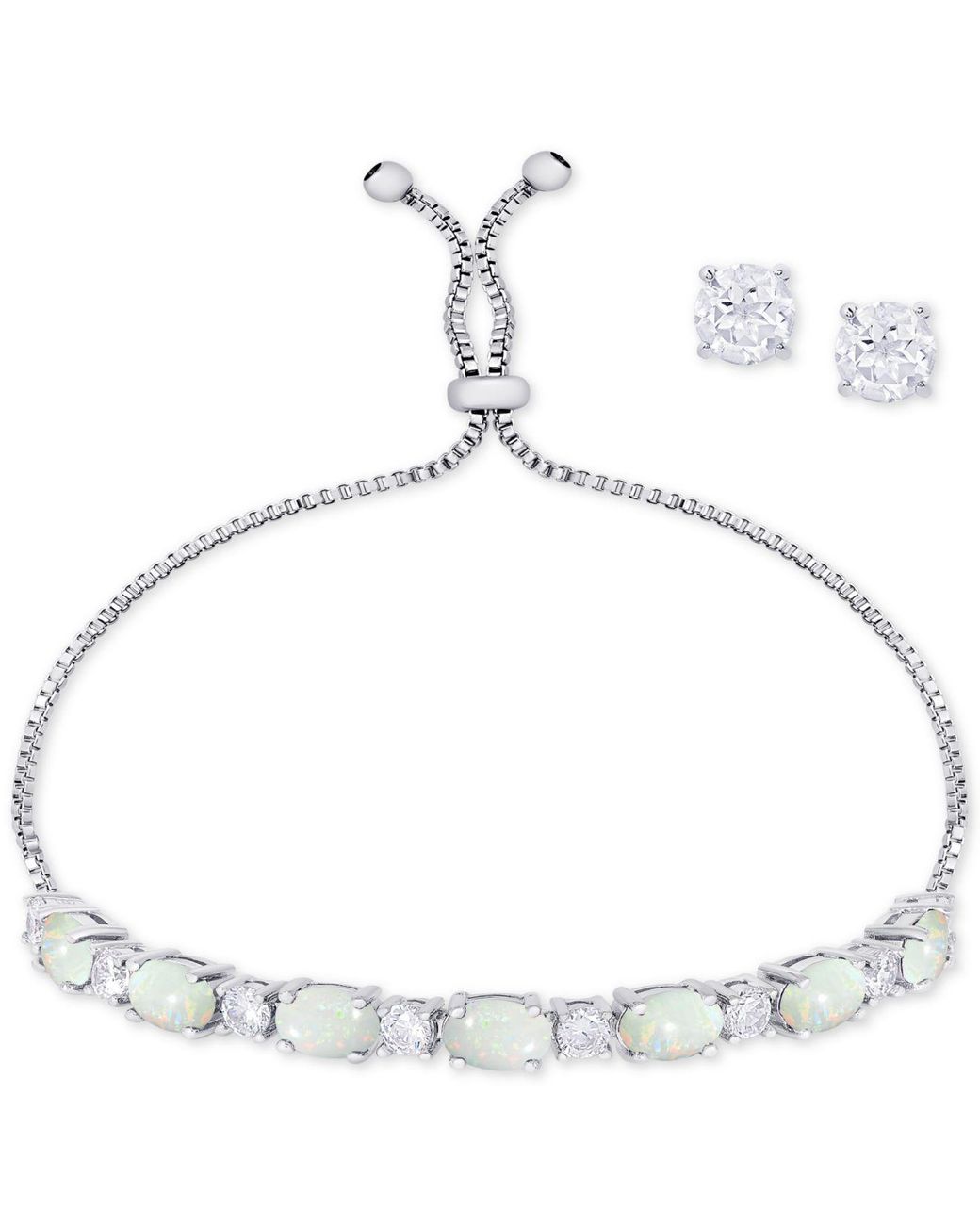 Triostar 925 Sterling Silver Simulated Diamond Studded Pendant Necklace Jewelry for Women Girls