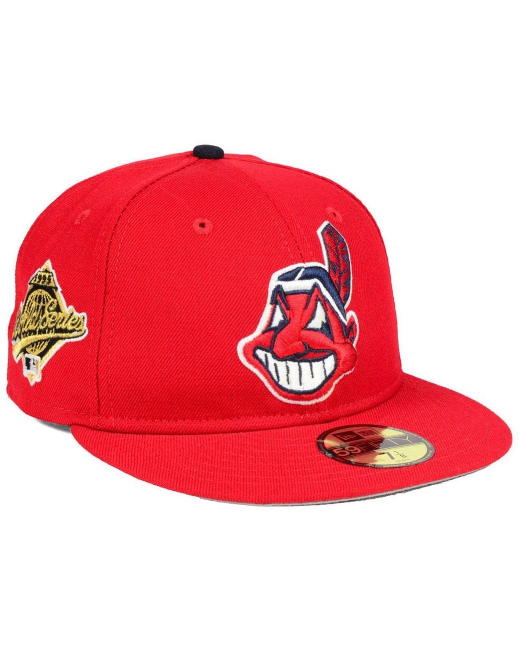 Cleveland indians cheap fitted hat
