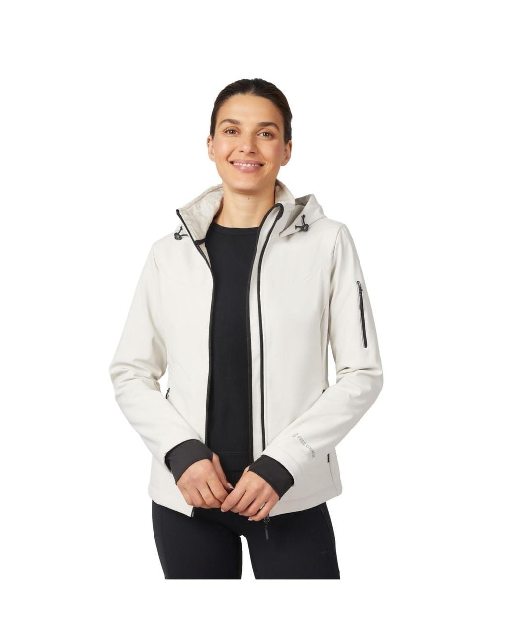 Free Country White Stormtech Super Softshell Jacket
