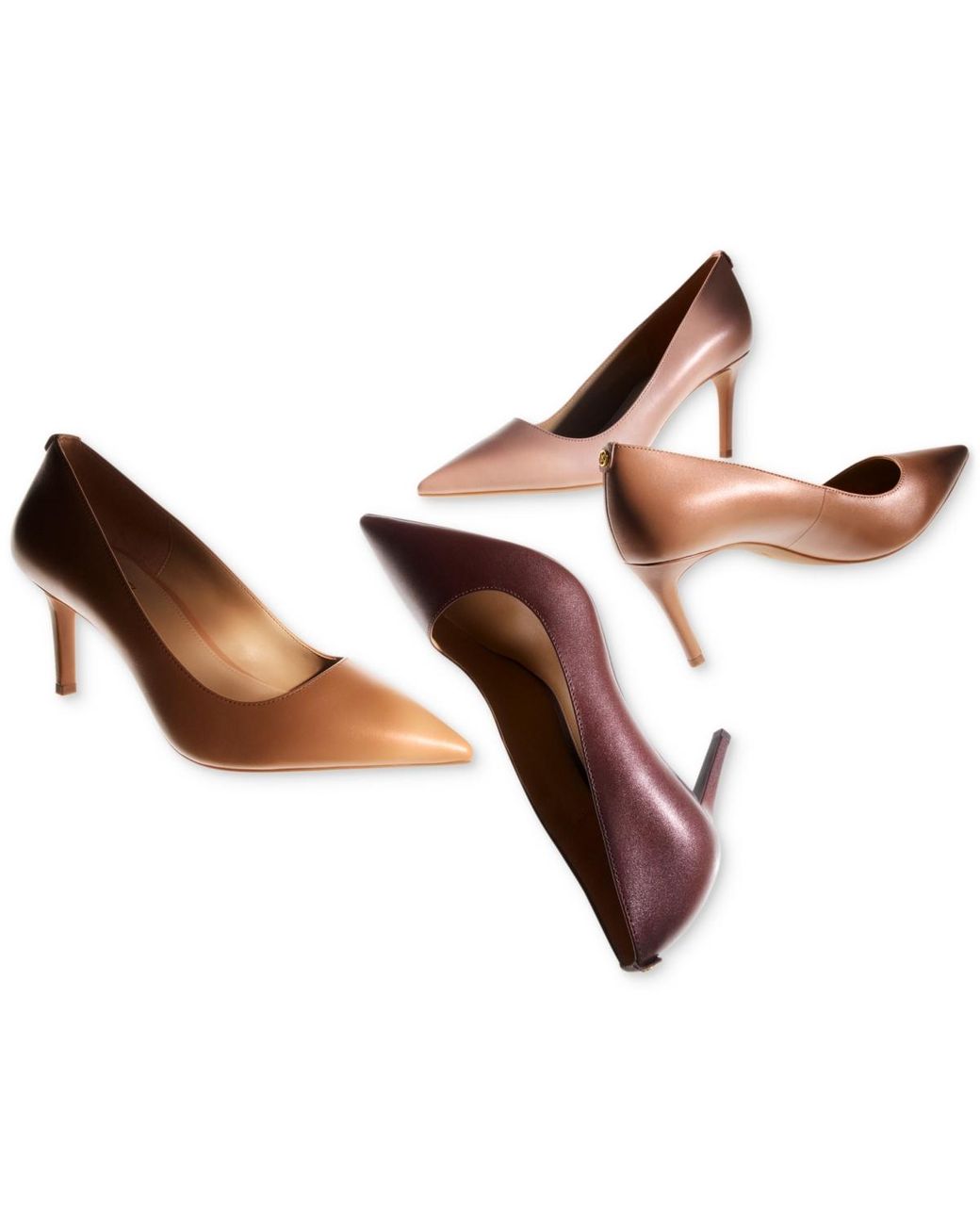 Michael kors best sale black pumps macy's