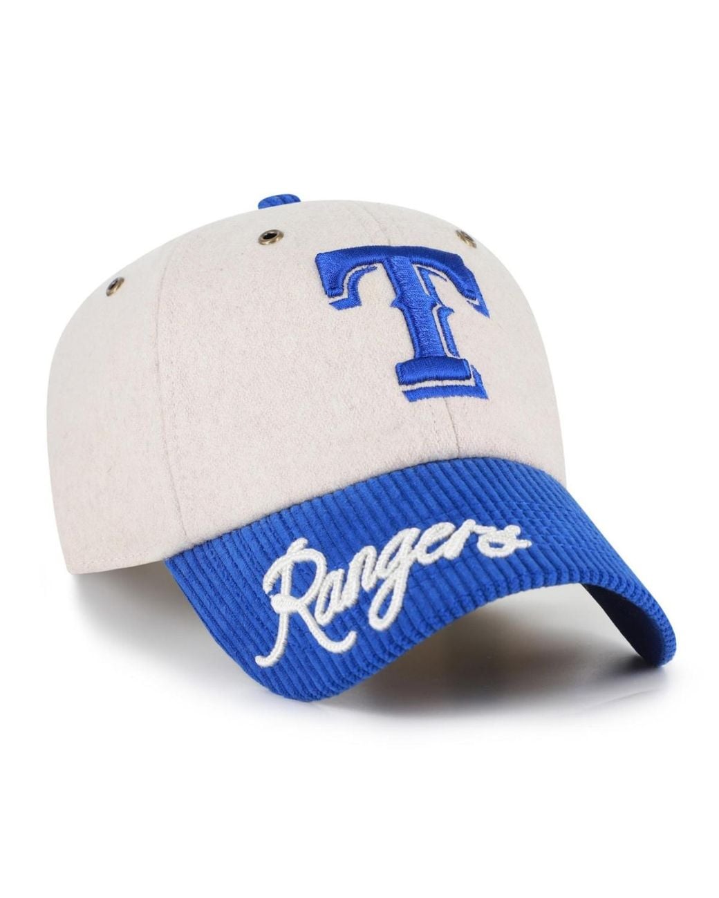 Texas Ranger Shop '47 Natural/royal Texas Rangers Rope Script Clean Up Adjustable Hat in ...