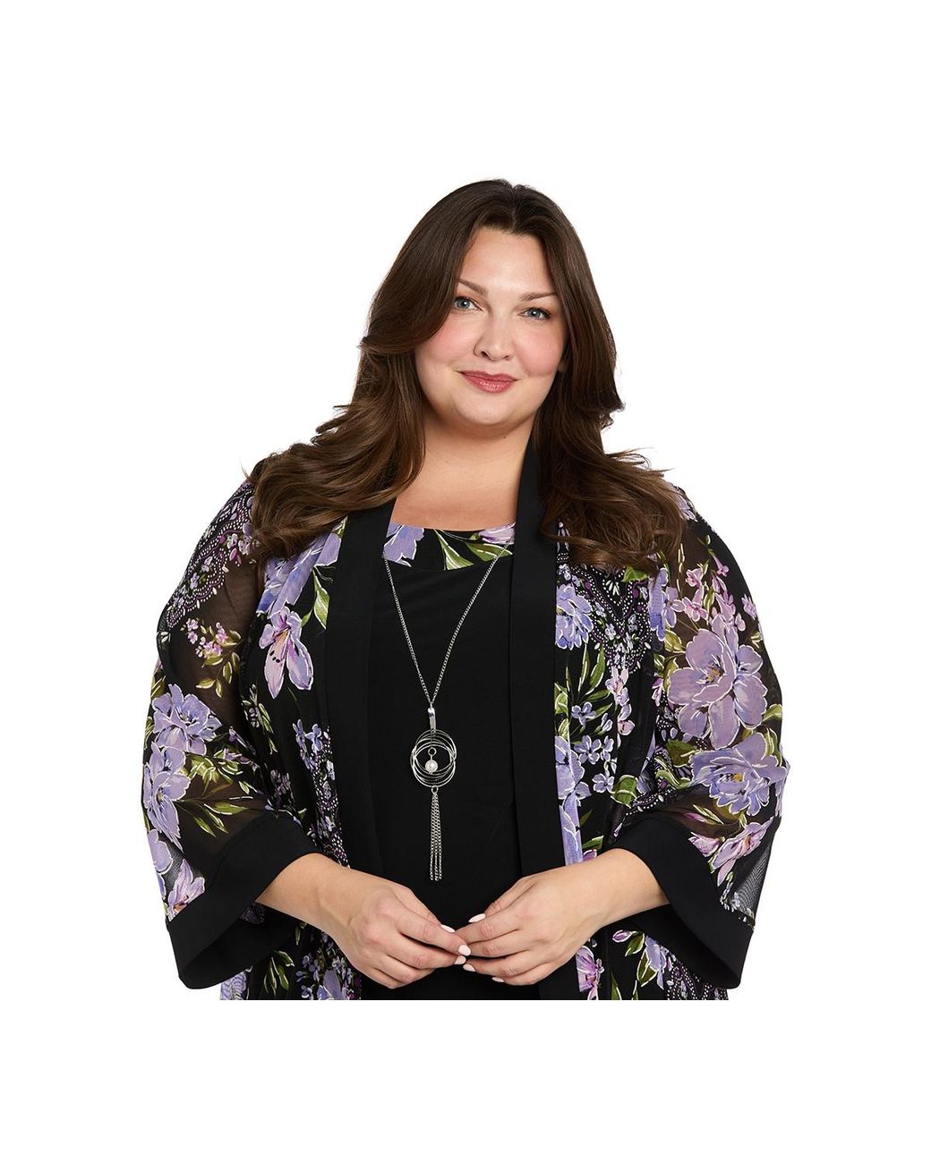 sachin and babi light blue dress Big Size 2 Pieces sets Women jacket cardigan Floral Chiffon Dress set   sksgen