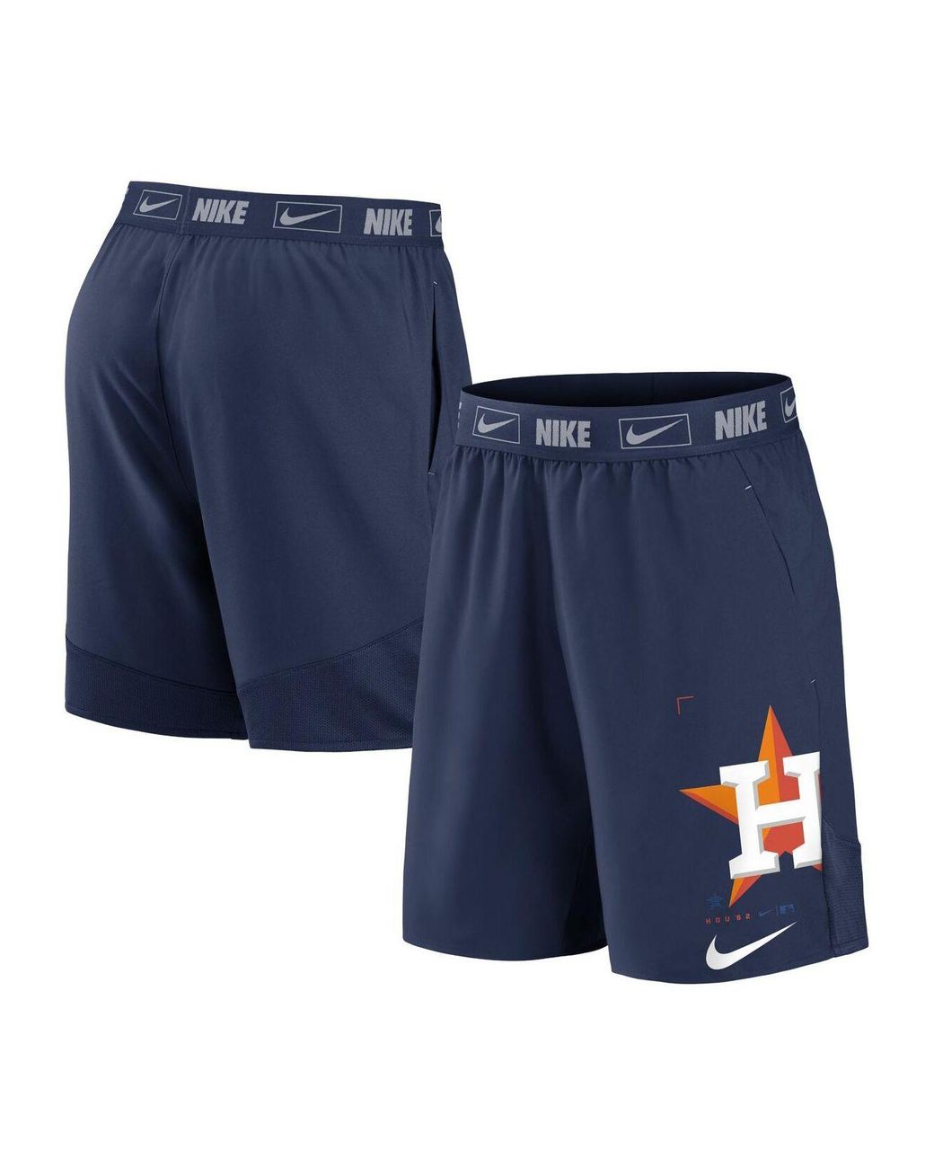 Nike Navy Houston Astros Bold Express Performance Shorts in Blue for ...