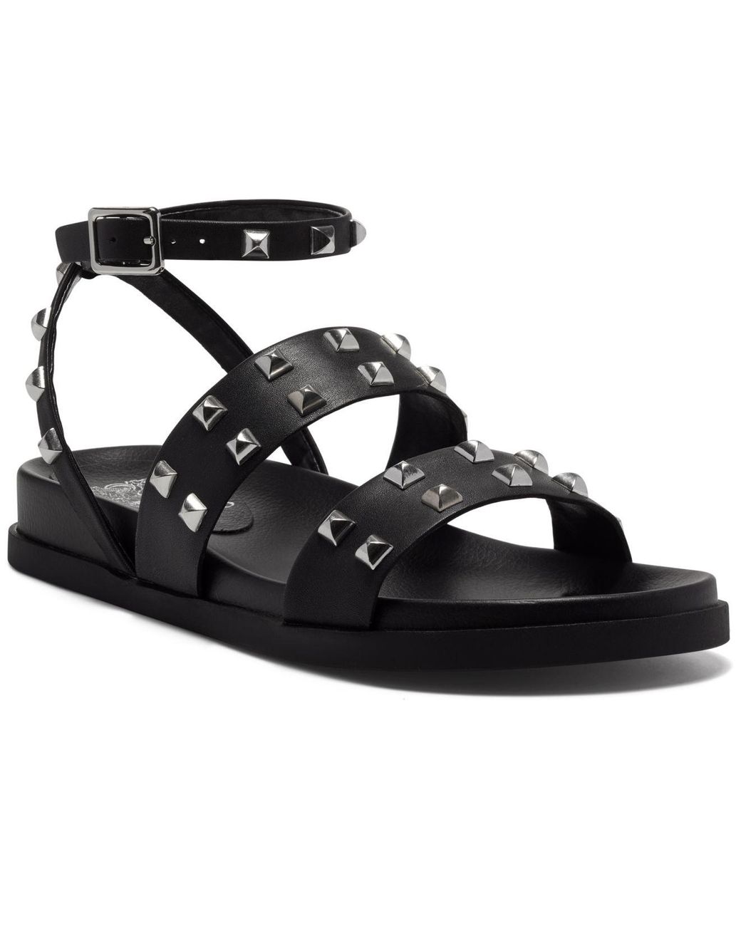 Vince Camuto Pealan Studded Sandals in Black | Lyst
