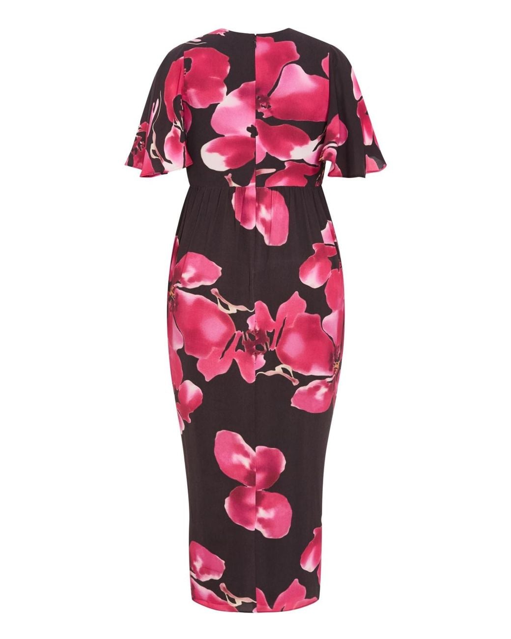 City Chic Red Braelynn Print Maxi Dress