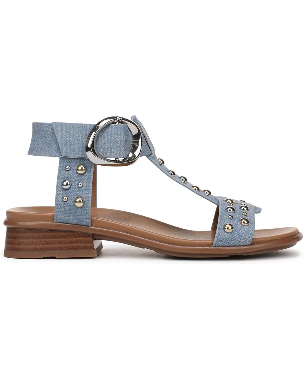 Naturalizer Blue Brandy-stud Strappy Sandals