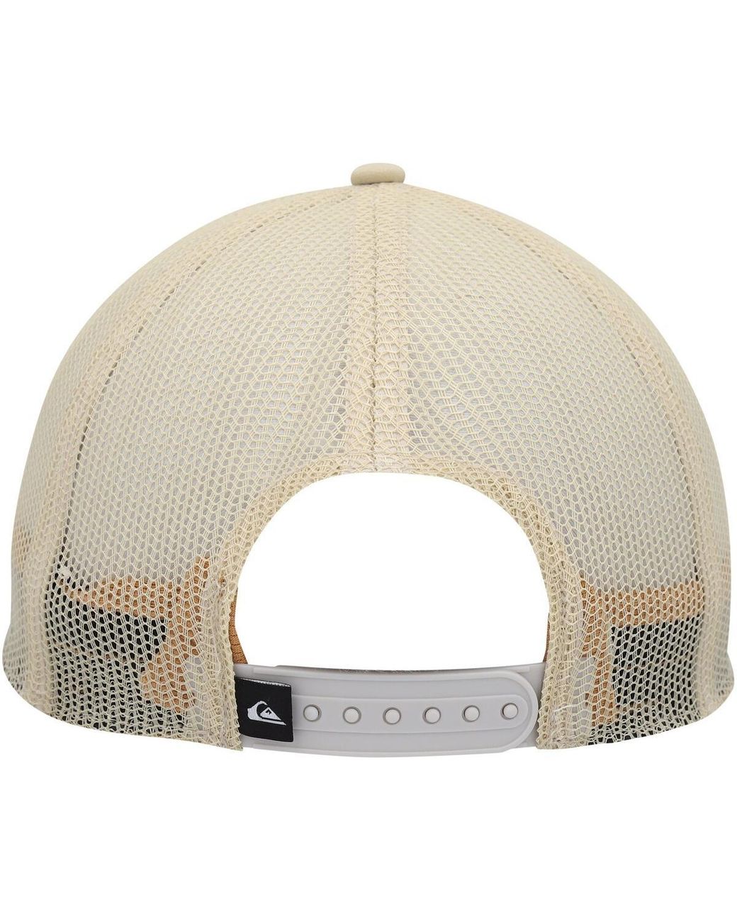 Quiksilver Natural Checked Out Snapback Hat for men