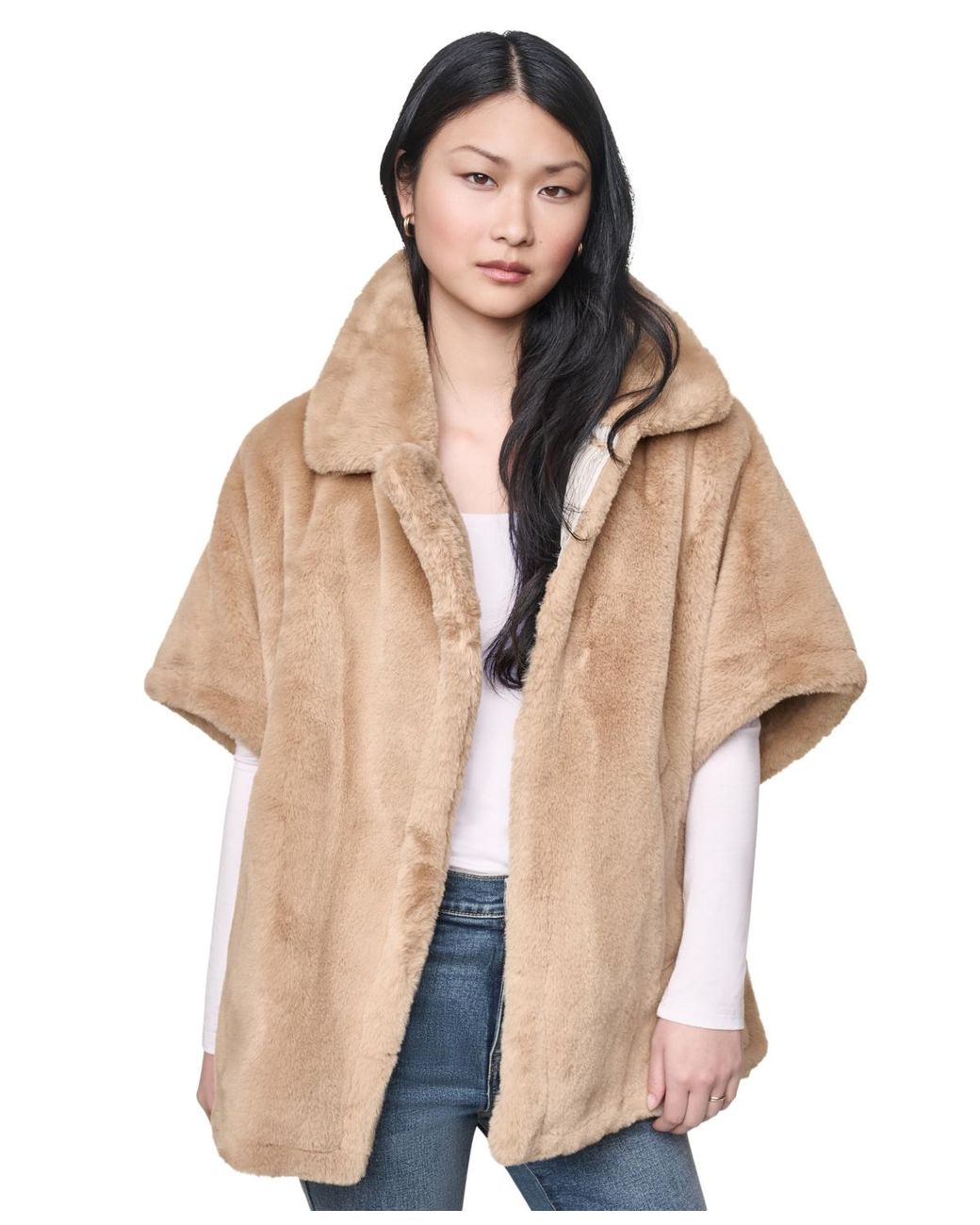 DKNY Natural Asymmetrical Two-button Front Jacket