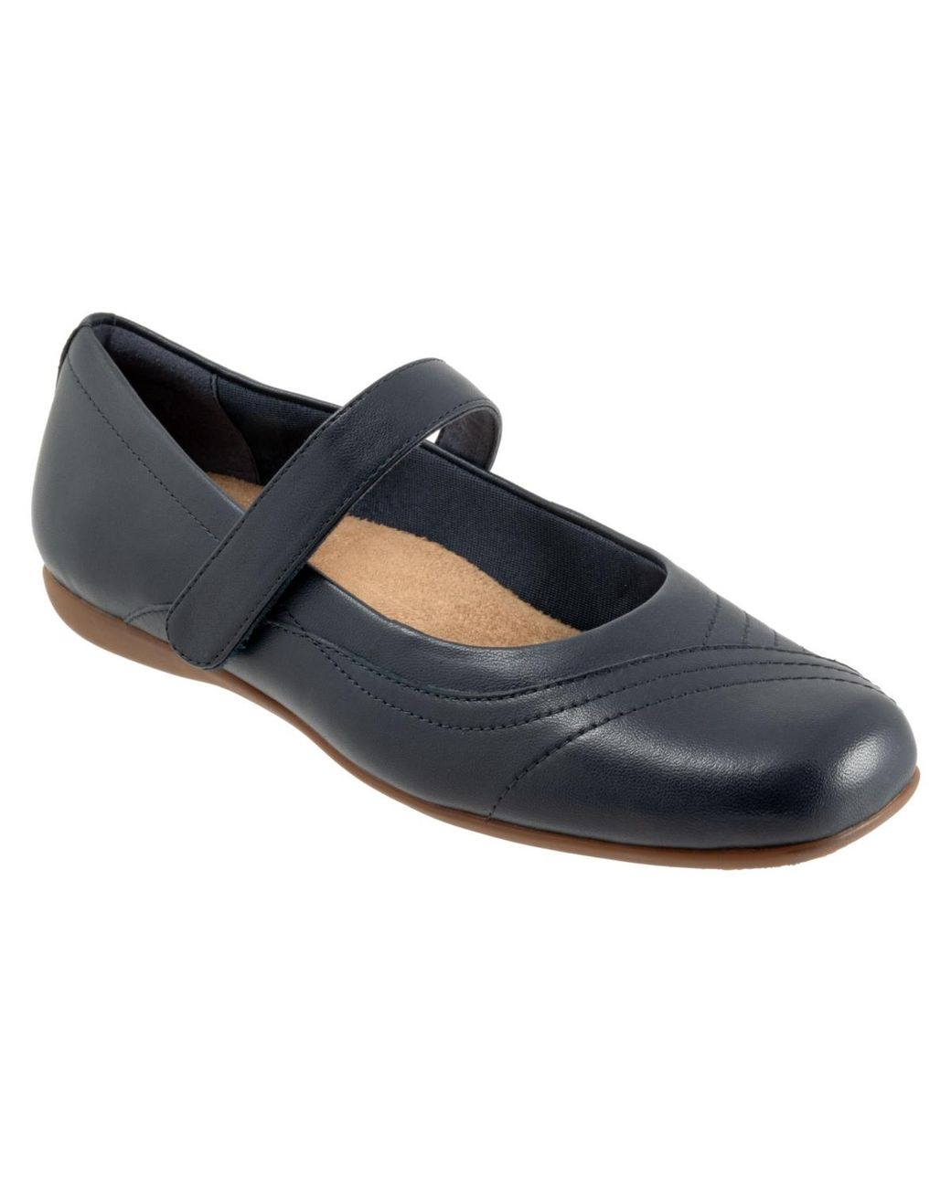 Trotters Blue Sherese Flat