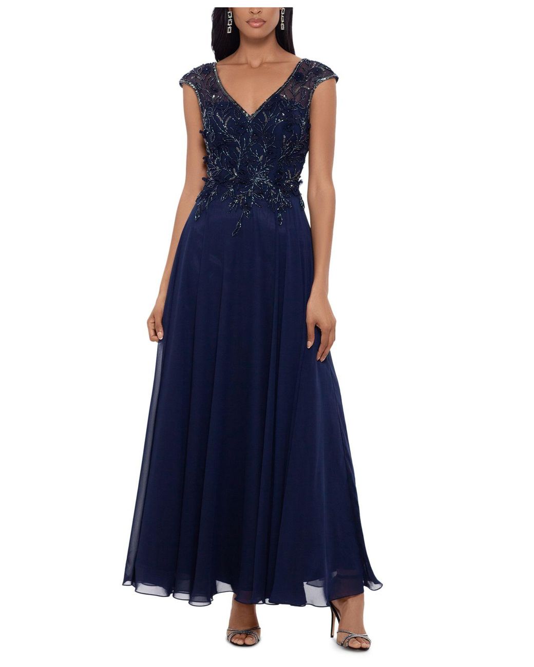 Xscape Petite Embellished-bodice 
